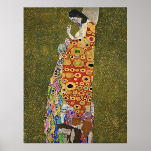 Gustav Klimts Hoffnung II (1907-1908) Poster (Vorne)