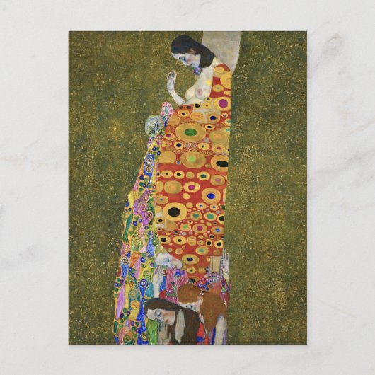 Gustav Klimts Hoffnung II (1907-1908) Postkarte (Vorderseite)