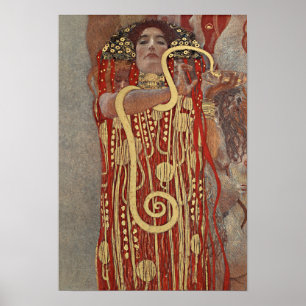 Gustav Klimts Hygieia Poster