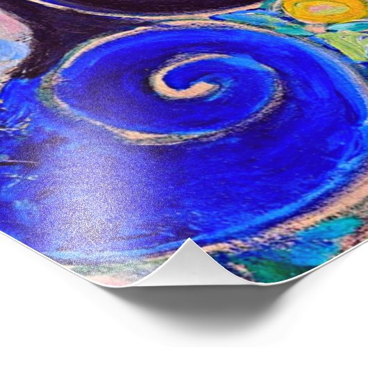 Gustav Klimts Jungfrau (1913). Fotodruck (Ecke)