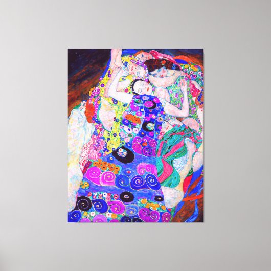 Gustav Klimts Jungfrau (1913). Leinwanddruck (Vorderseite)