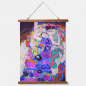 Gustav Klimts Jungfrau (1913). Wandteppich Mit Holzrahmen (Vorderseite)