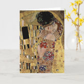Gustav Klimts Kissendetails (ca. 1908) Karte (Gelbe Blume)
