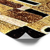 Gustav Klimts Kissendetails (ca. 1908) Poster (Ecke)