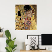 Gustav Klimts Kissendetails (ca. 1908) Poster (Heimbüro)
