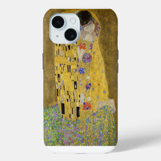 Gustav Klimts Kunst des Kissenmalens iPhone 15 Hülle