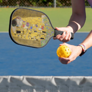 Gustav Klimts Kuss 1907-1908 Pickleball Schläger