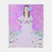 Gustav Klimts Mäda Primavesi Gemälde Fleecedecke (Vorderseite)