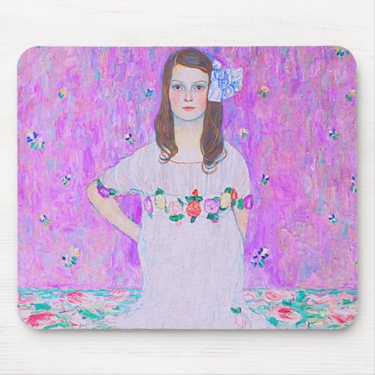 Gustav Klimts Mäda Primavesi-Gemälde Mousepad (Vorne)