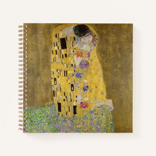 Gustav Klimts Malerei Der Kuss  Notizblock (Vorderseite)