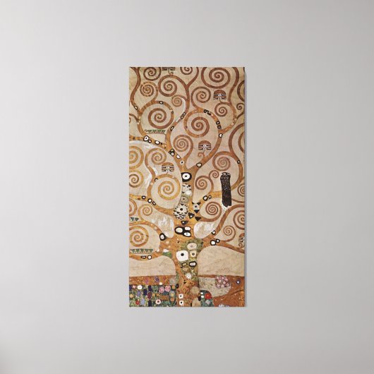 Gustav Klimt's Painting "The Tree of Life" (1909) Leinwanddruck (Vorderseite)