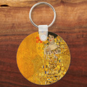 Gustav Klimt's Portrait of Adele Bloch-Bauer I Schlüsselanhänger (Vorderseite)