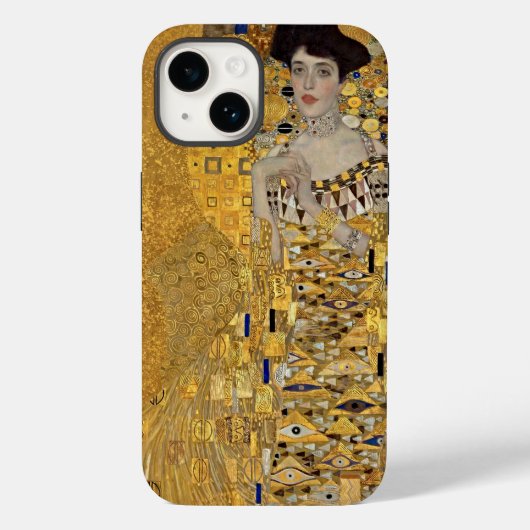 Gustav Klimts Portrait von Adele Bloch-Bauer Case-Mate iPhone Hülle (Rückseite)