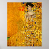 Gustav Klimts Portrait von Adele Bloch-Bauer I Poster (Vorne)