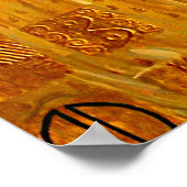 Gustav Klimts Portrait von Adele Bloch-Bauer I Poster (Ecke)