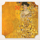 Gustav Klimts Portrait von Adele Bloch-Bauer I Untersetzer (Vorderseite)