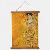 Gustav Klimts Portrait von Adele Bloch-Bauer I Wandteppich Mit Holzrahmen (Vorderseite)