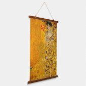 Gustav Klimts Portrait von Adele Bloch-Bauer I Wandteppich Mit Holzrahmen (Gewinkelt)