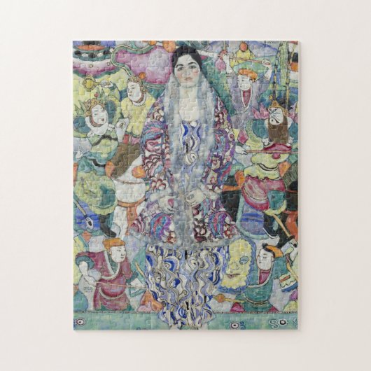 Gustav Klimts Portrait von Friederike Maria Puzzle (Vertikal)