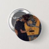 Gustav Kllimt Harp Music Button (Vorne & Hinten)