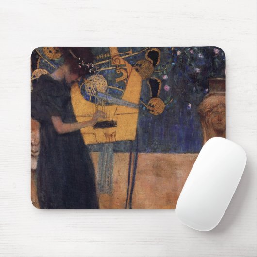 Gustav Kllimt Harp Music Mouse Pad Mousepad (Mit Mouse)