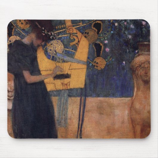 Gustav Kllimt Harp Music Mouse Pad Mousepad (Vorne)