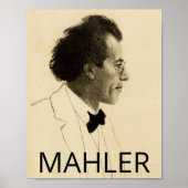 Gustav Mahler (1902, Portrait) Poster (Vorne)