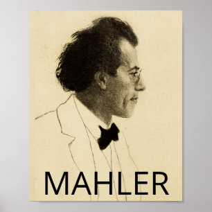 Gustav Mahler (1902, Portrait) Poster