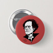 Gustav Mahler Button (Vorne & Hinten)