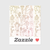 Gustav Mahler - Durchführung Aufkleber (Blatt)