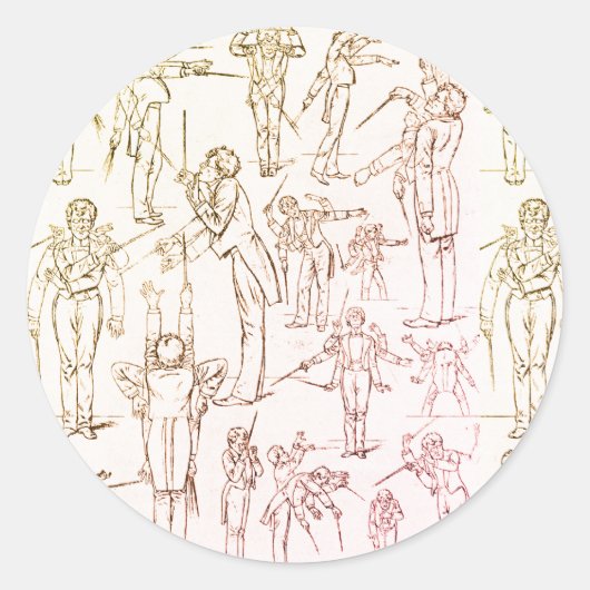 Gustav Mahler - Durchführung Runder Aufkleber (Vorderseite)