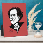 Gustav Mahler Fotoplatte (Seite)