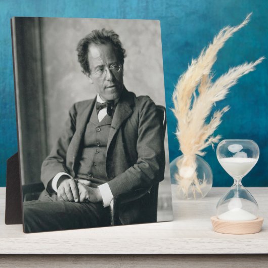 Gustav Mahler Fotoplatte (Seite)