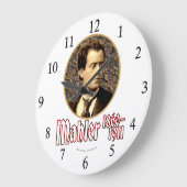 Gustav Mahler Große Wanduhr (Winkel)