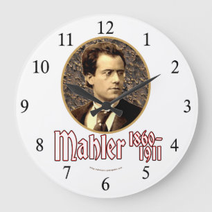 Gustav Mahler Große Wanduhr