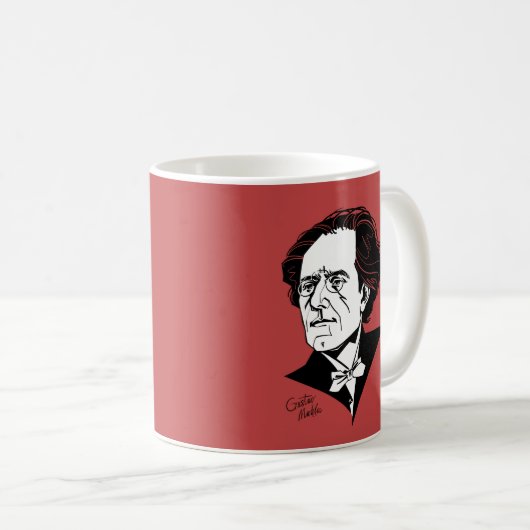 Gustav Mahler Kaffeetasse (VorderseiteRechts)