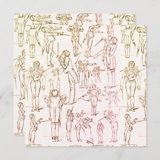 Gustav Mahler - Konduktion Einladung (Vorne/Hinten)