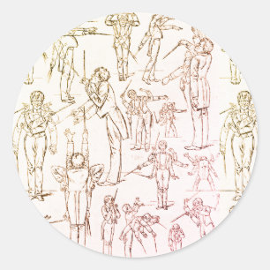 Gustav Mahler - Konduktion Runder Aufkleber