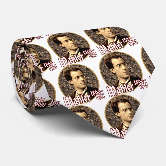 Gustav Mahler Krawatte (Gerollt)