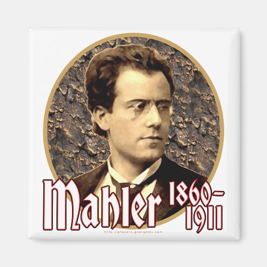 Gustav Mahler Magnet (Vorne)