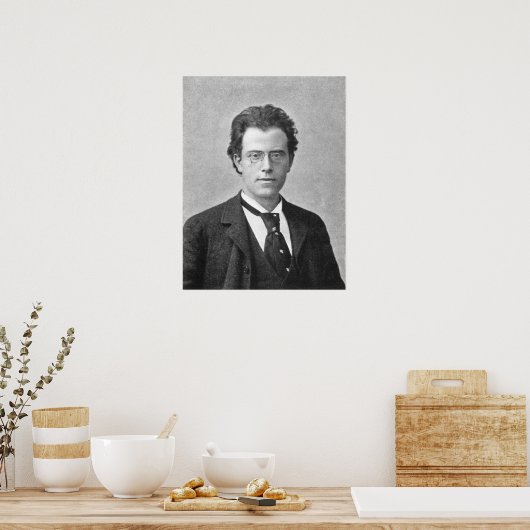 Gustav Mahler Poster (Küche)