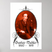 Gustav Mahler Poster (Vorne)