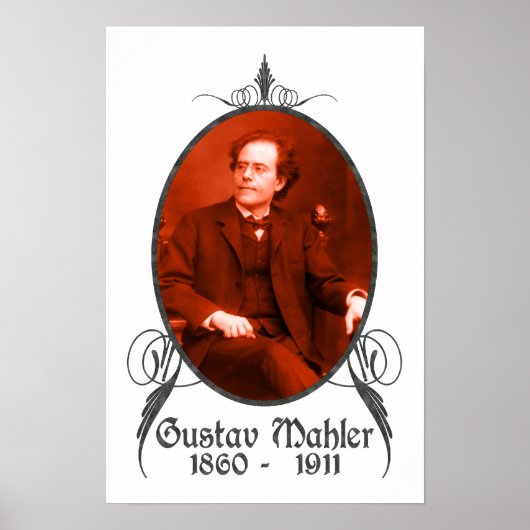 Gustav Mahler Poster (Vorne)