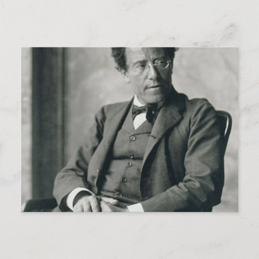 Gustav Mahler Postkarte (Vorderseite)