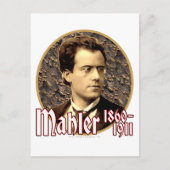 Gustav Mahler Postkarte (Vorderseite)
