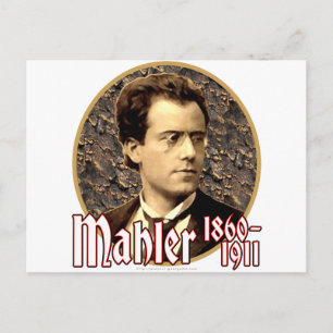 Gustav Mahler Postkarte