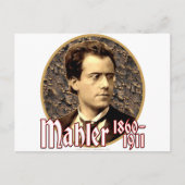 Gustav Mahler Postkarte (Vorderseite)