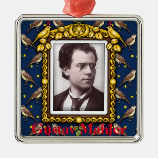 Gustav Mahler Silbernes Ornament (Vorne)
