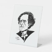 Gustav Mahler Sockelschild (Vorderseite)
