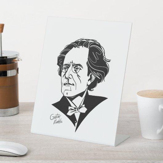 Gustav Mahler Sockelschild (In SItu)